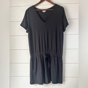 Daily rituals women’s super soft terry‎ short-sleeve V-neck romper. Size large